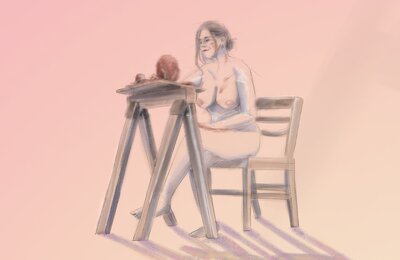 Meerkunst: workshop werken naar naaktmodel boetseren